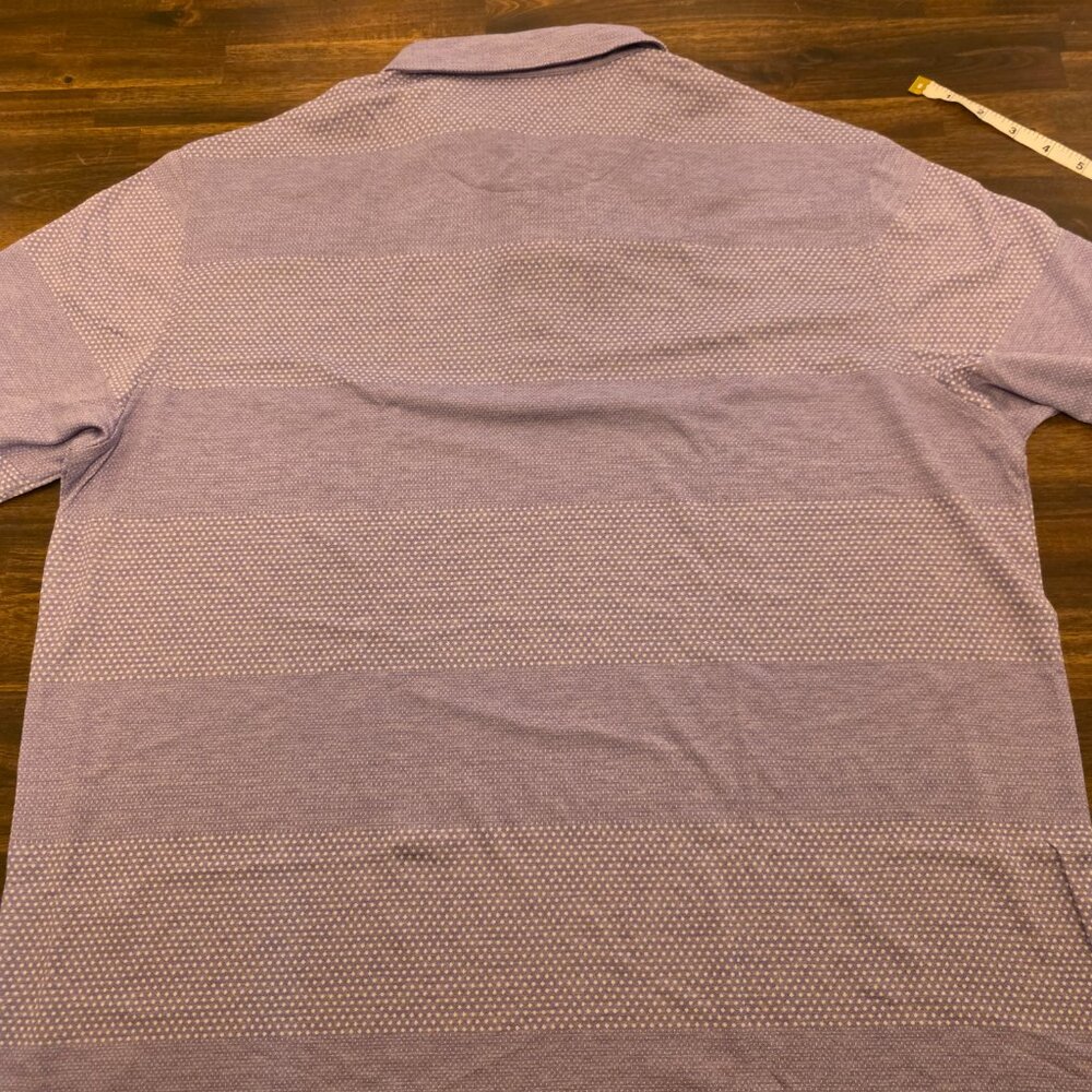 Michel Rouen Men's Performance Polo Shirt Heather Stretch Golf MRPS034 NWT - Picture 5 of 5